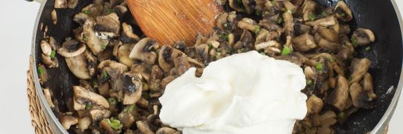 грибной жульен из шампиньонов