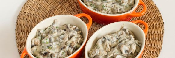 грибной жульен из шампиньонов