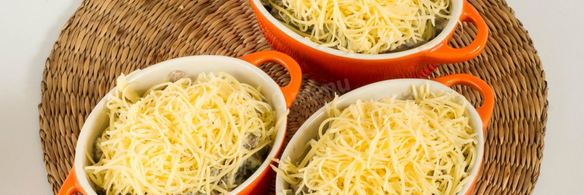 грибной жульен из шампиньонов