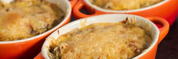 грибной жульен из шампиньонов