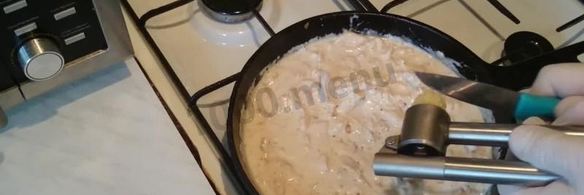 куриный жульен в слоеном тесте в воловане