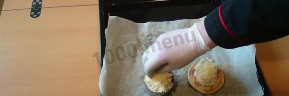 куриный жульен в слоеном тесте в воловане