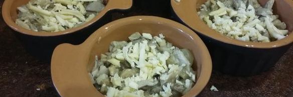 жульен из грибов под яйцом