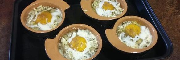 жульен из грибов под яйцом