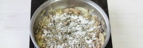 жульен с грибами и сливками