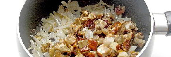 жульен с грибами и сметаной