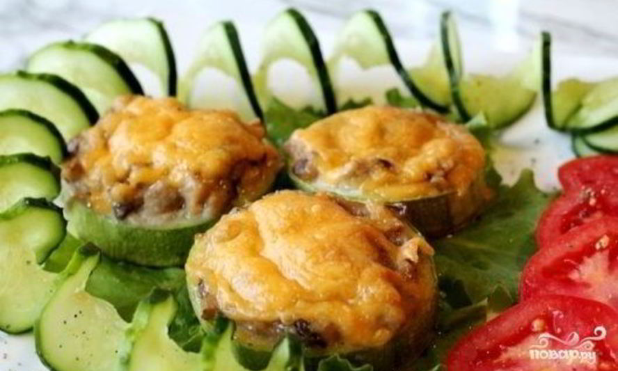 Рецепт жульена с кабачками