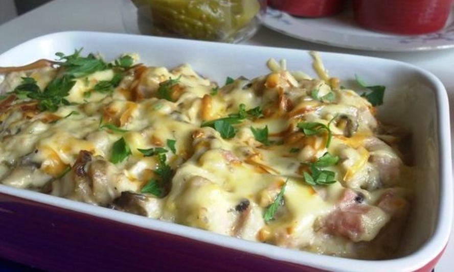 Рецепт жульена с курицей и грибами