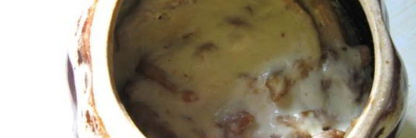 Жульен с курицей и шампиньонами