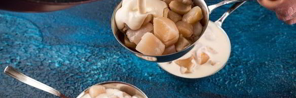 жульен с морскими гребешками