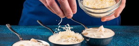 жульен с морскими гребешками