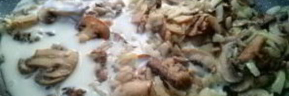 жульен с шампиньонами