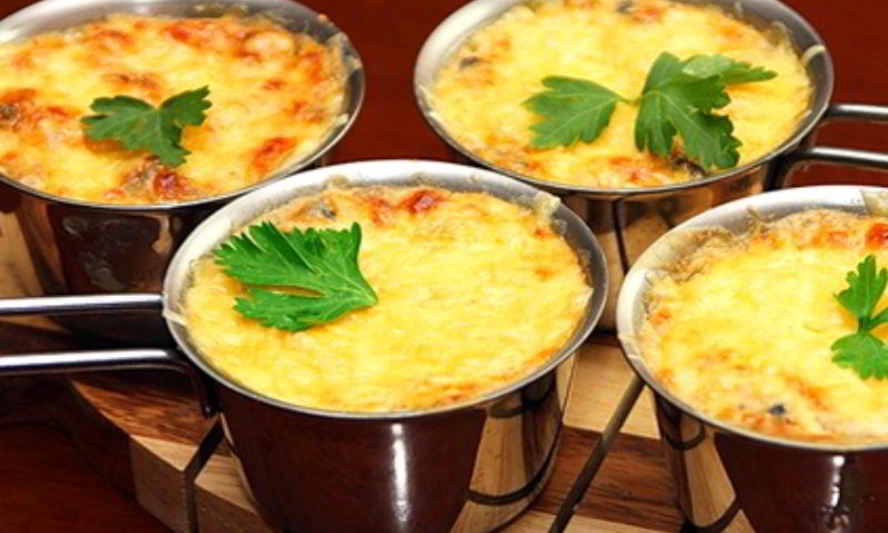 Рецепт жюльена из белых грибов