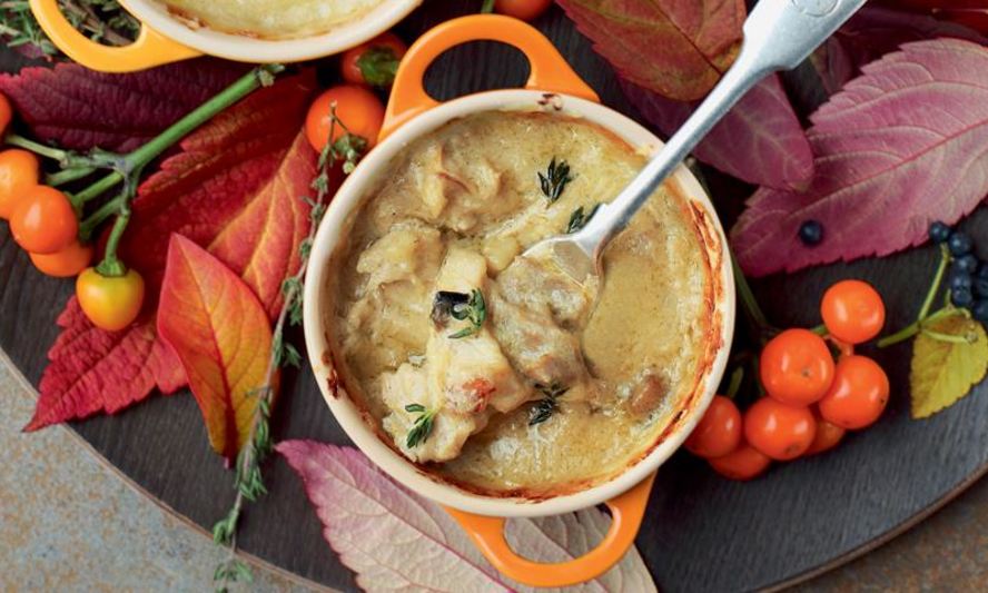 Рецепт жюльена из цесарки с шампиньонами