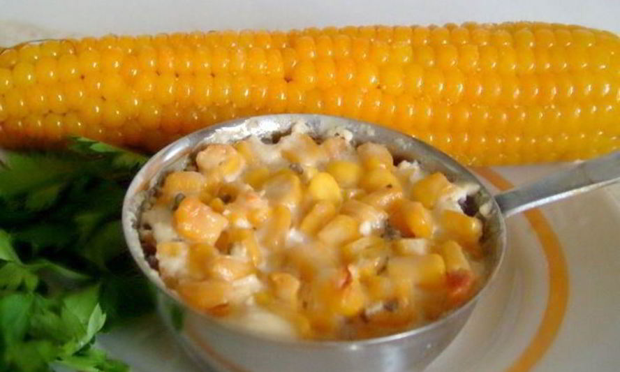 Рецепт жюльена неклассического с кукурузой