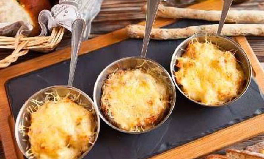 Рецепт жюльена с креветками и кукурузой