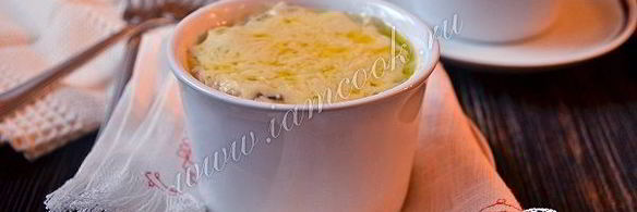 жюльен с креветками