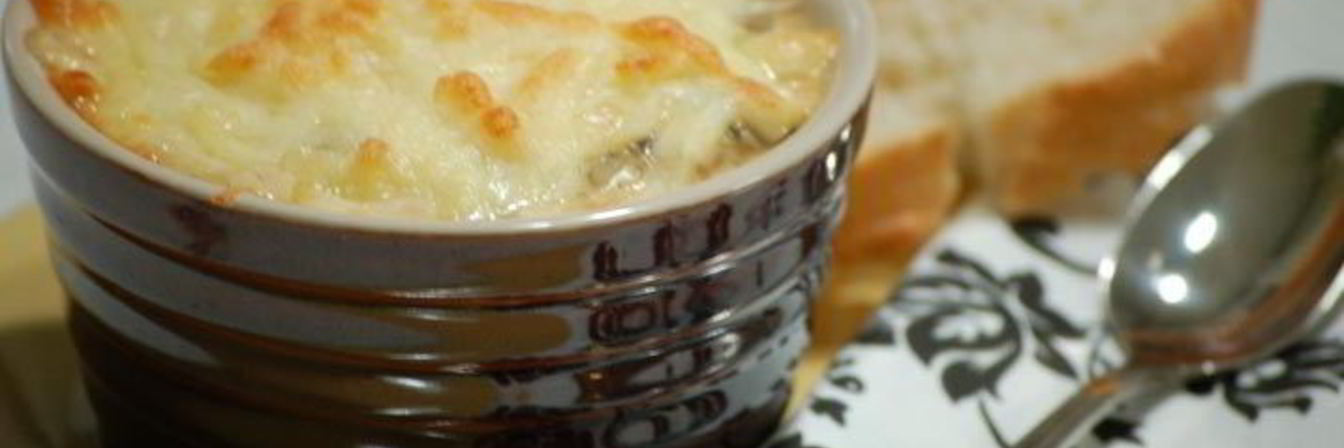 Жюльен с курицей и шампиньонами