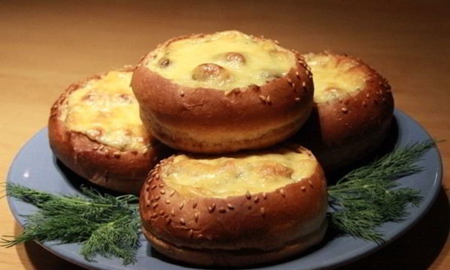 Рецепт жюльена в булочке