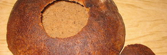 жюльен в хлебном каравае